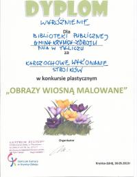 OBRAZY WIOSNĄ MALOWANE