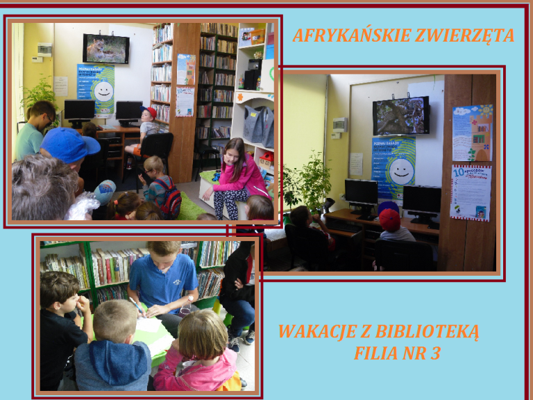 Wakacje w bibliotece na Źródlanej