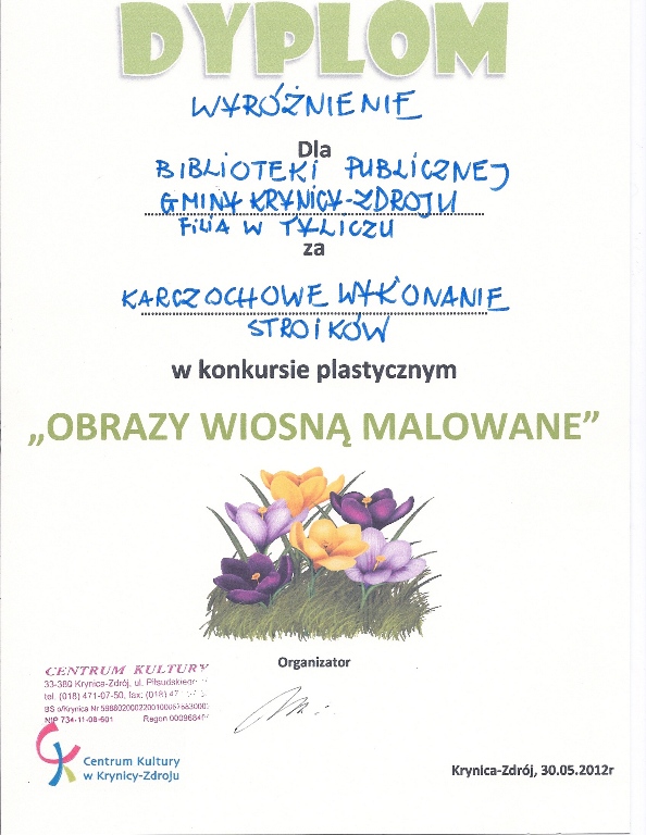 OBRAZY WIOSNĄ MALOWANE